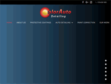 Tablet Screenshot of colorautocarwash.com